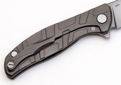 Нож Широгоров Flipper 95 S30V FS Т узор  подшипникифотография - 7