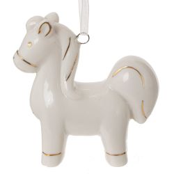 GAEM Фигурка декоративная подвесная "Лошадка", L7 W3 H8 см