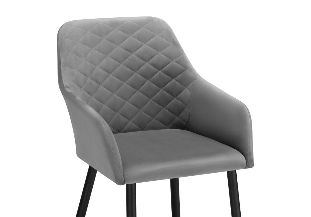 Кресло Стив темно-серый / черный