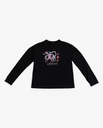 Лонгслив Creepy Clothing Технокошка черный