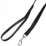 Шлейка с поводком для мелких пород собак и кошек «LAPUSIK», цвет черный, размер M