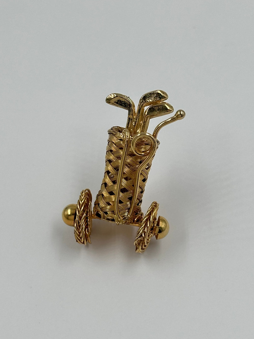 Брошь Клюшки для гольфа