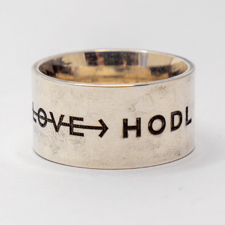 Кольцо Love Hodl