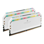 Оперативная память CORSAIR Dominator Platinum RGB, 32 Гб DDR5 (2x16 Гб), CL36, 6200 МГц, Белая (CMT32GX5M2X6200C36W)