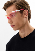 Спортивные очки HILX Domain Shiny White / Photochromic Red Mirror Lens