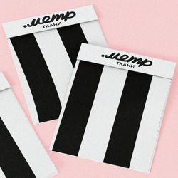 Ткань мембрана черные полоски