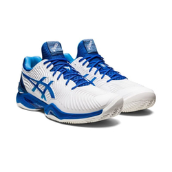 Мужские кроссовки теннисные Asics Court FF Novak Clay - white/tuna blue