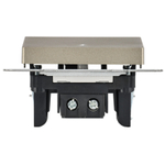 BRITE Выключатель 1-клавишный с индикацией 10А ВС10-1-1-БрШ шампань IEK