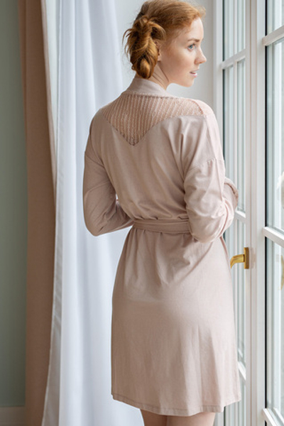 Халат K-16 Розовый Opium