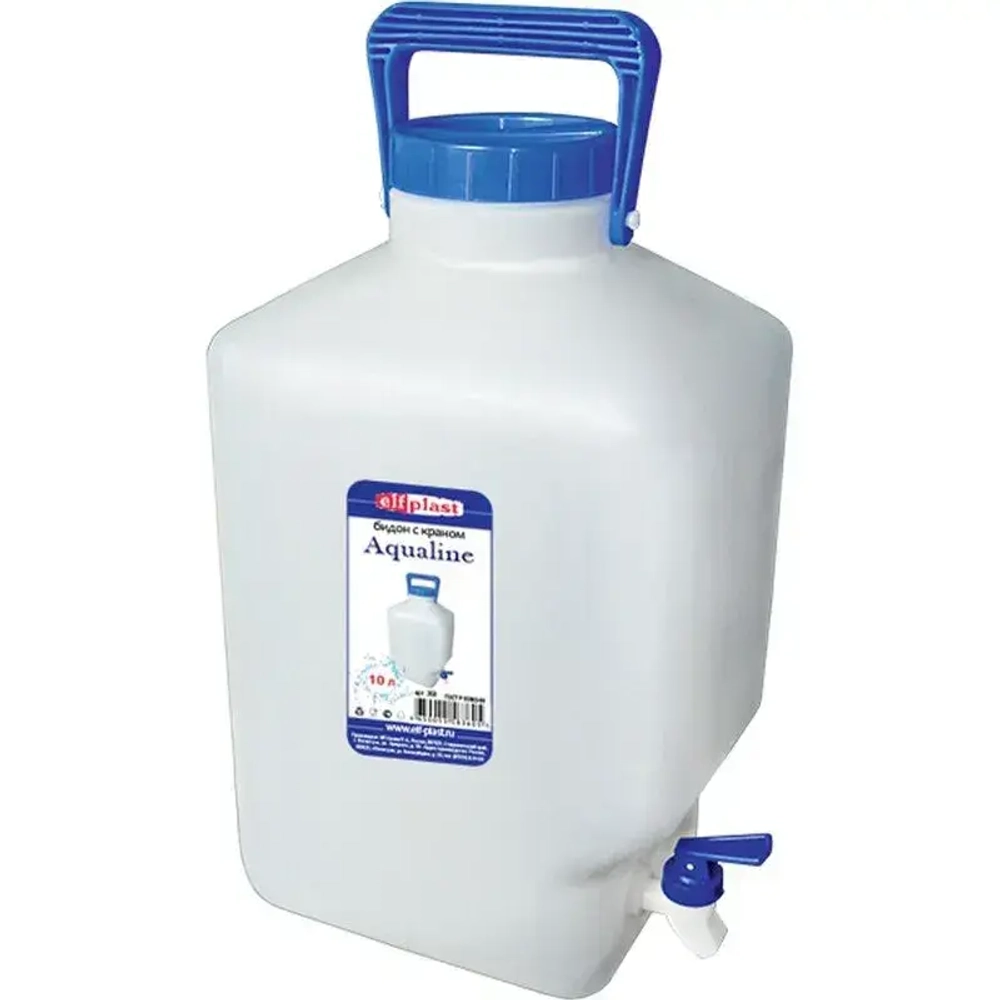 Бидон Aqualine 10 л с краном