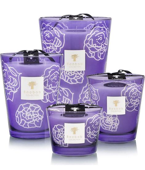 Dark Parma, свеча Collectible Roses MAX 16, Baobab Collection