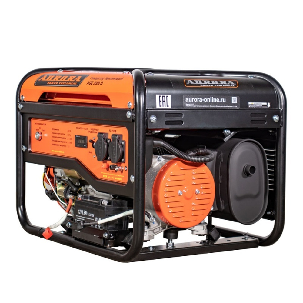 Бензиновый генератор (2.8 кВт) Aurora AGE 3500 D