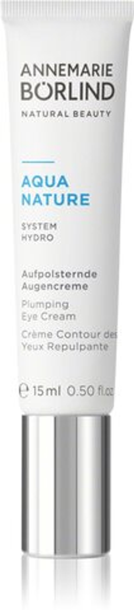 ANNEMARIE BÖRLIND AQUANATURE - увлажняющий и разглаживающий крем для глаз /   15  ml  / GTIN 4011061214905