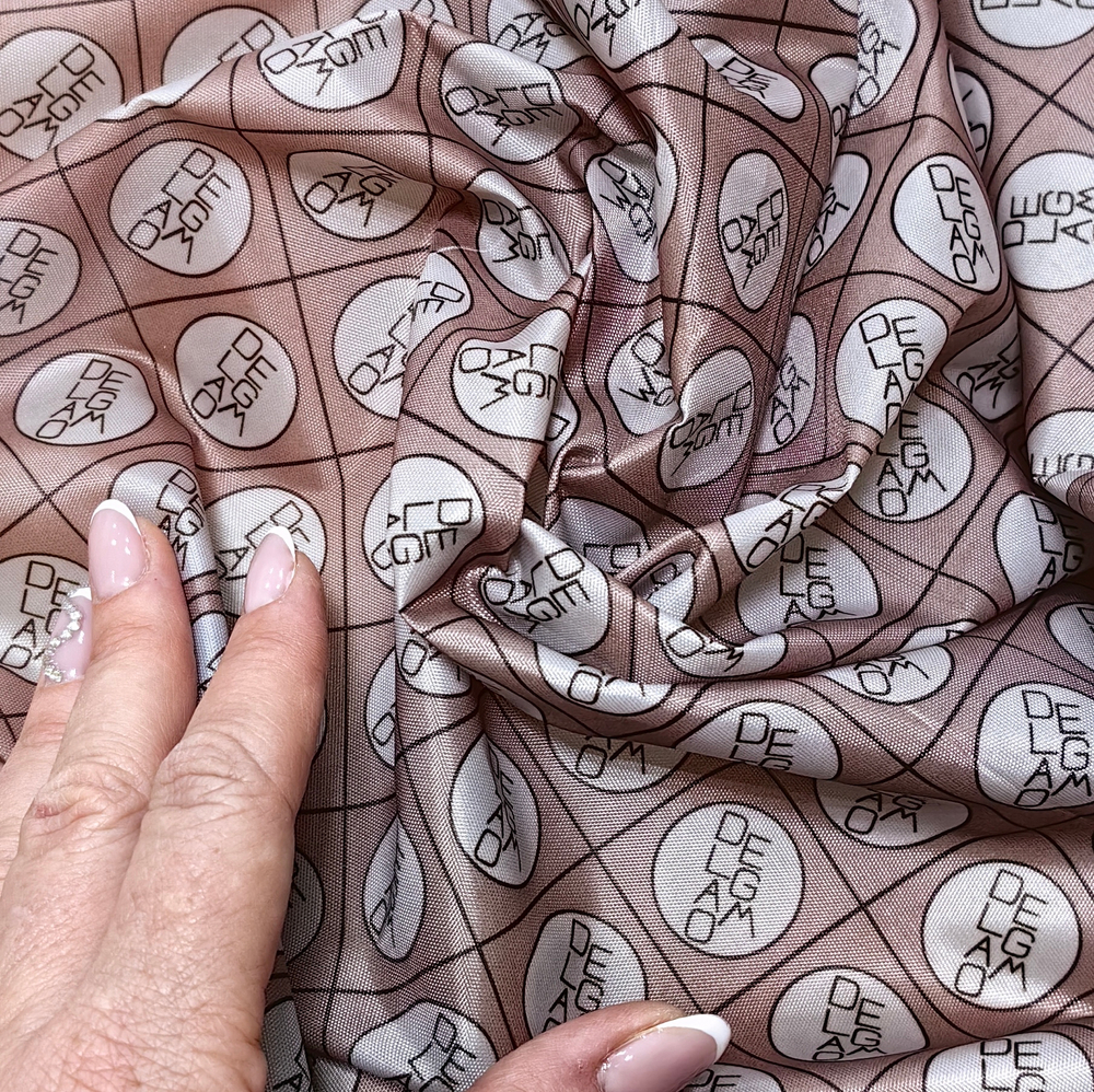 Ткань подкладочная сумочная Капучино