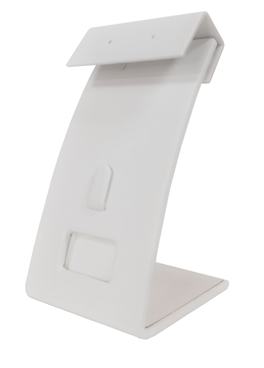 Подставка для гарнитура/язычок/2 прорези/съемная планка с 2 отверстиями/окошко для бирки