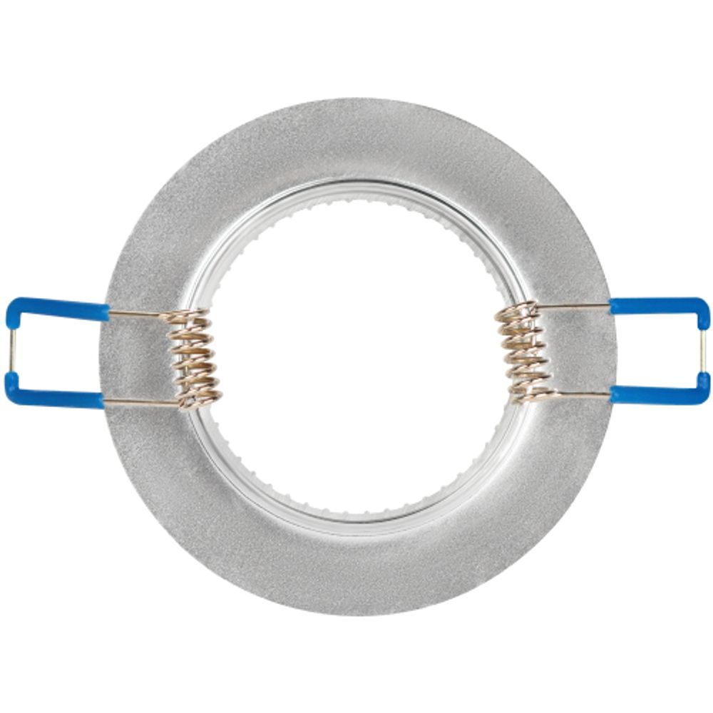 Светильник встраиваемый алюминиевый ЭРА KL34 AL/SL/1 под лампу MR16 GU5.3 хром | Алюминиевые встраиваемые светильники