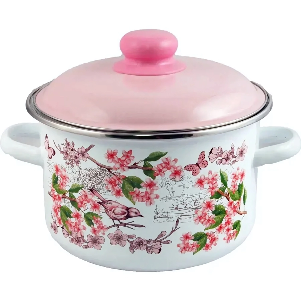 Кастрюля эмал цил Bird 5,5л ТМ Appetite