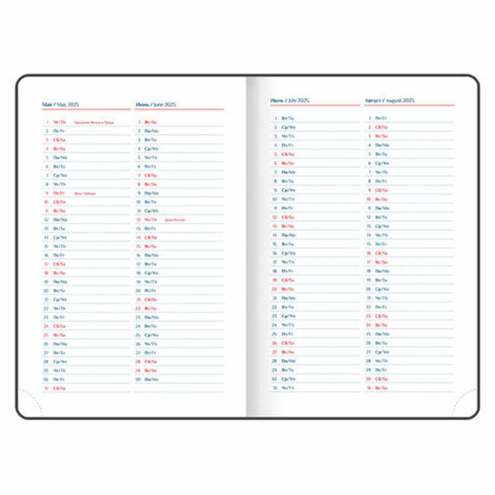 Ежедневник датированный 2025 А5 148х218 мм GALANT "Ritter", под кожу, черный, 115716
