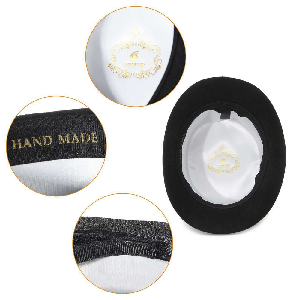 Шляпа Цилиндр классический из фетра (черный, размер 59)