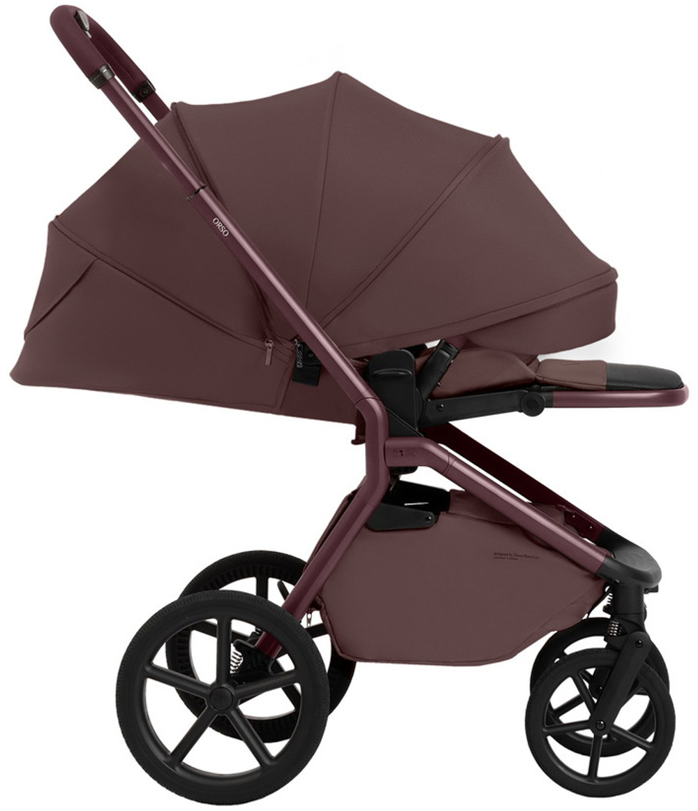 Коляска 4 в 1 Sweet Baby SBL Orso New + автокресло Elegante Plus с базой i-Size ISOFIX DK780 Mokka