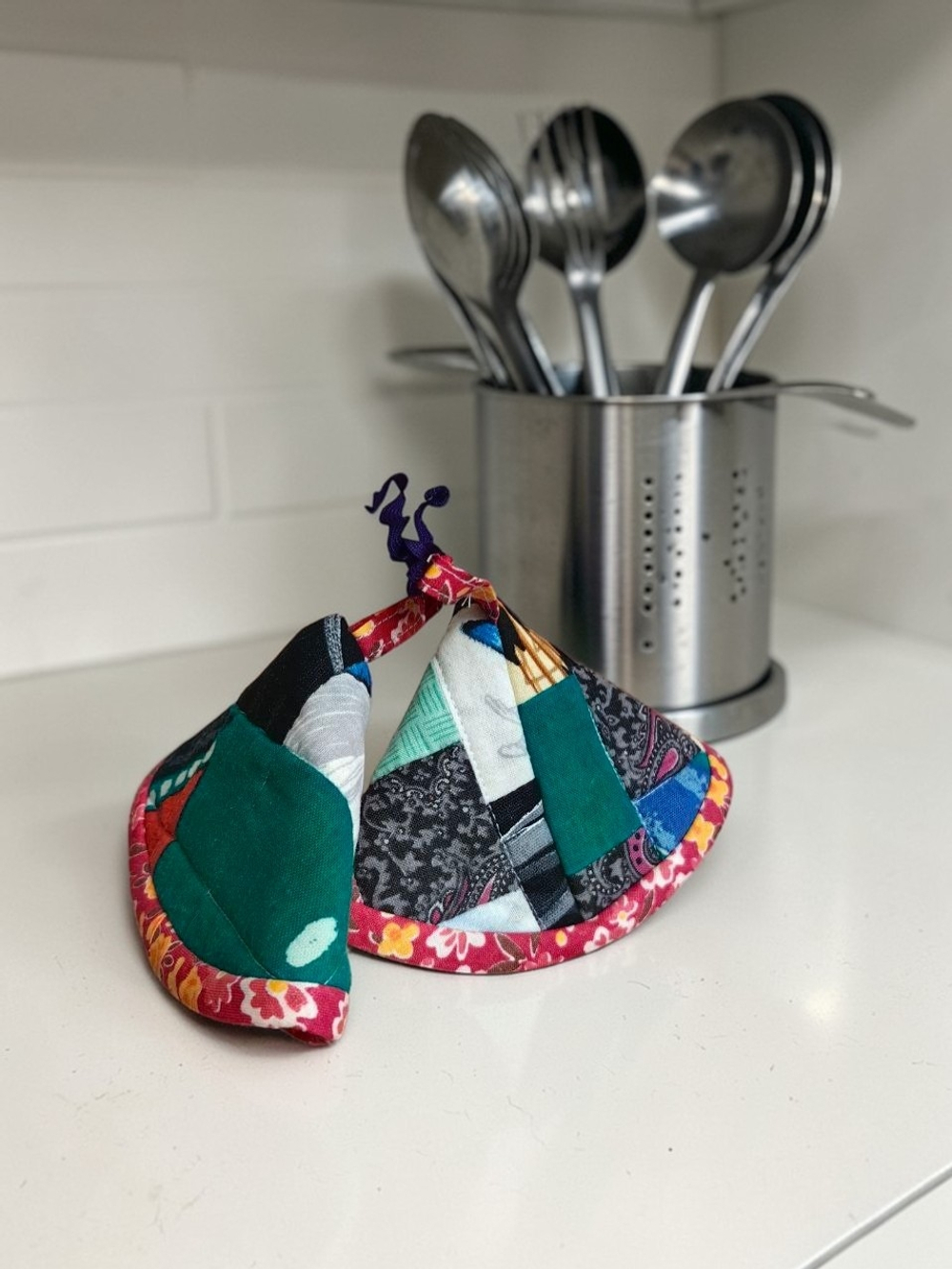 Прихватка колпачки Колокольчик 2 шт, в ассортименте