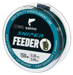 Леска монофильная Salmo Sniper FEEDER Moss Green 150/030