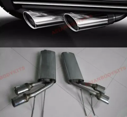 Выхлопная система с заслонками для Mercedes-Benz Benz G class W463 G55 G63 AMG Exhaust Muffler with tips G550