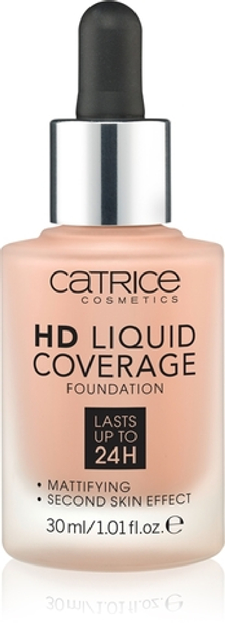 Catrice HD Liquid Coverage - Тональная основа оттенок 040 Warm Beige, 30 ml