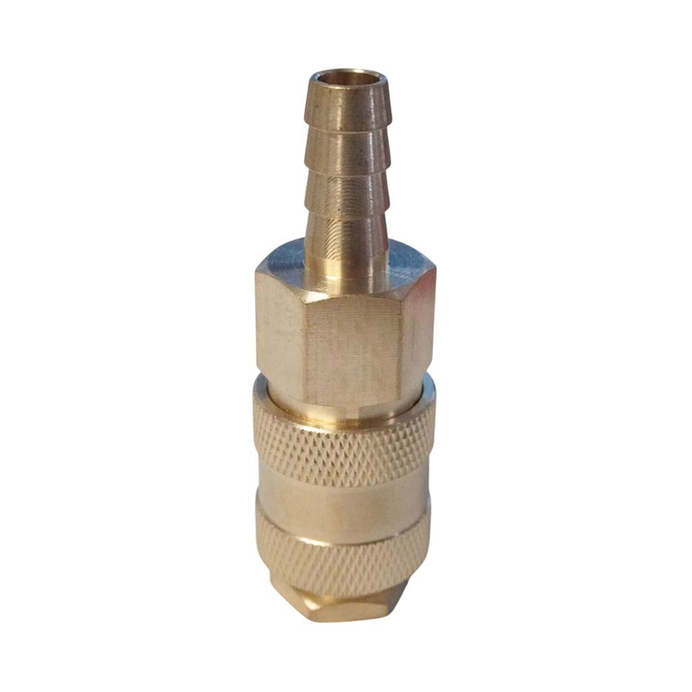 WDK-30SHB Быстроразъемное соединение пневматическое  "ёлочка" под шланг 10 мм; латунь