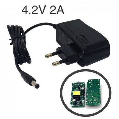 Зарядное устройство 4.2V 2A разъем DC2.1
