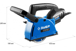 Электрический штроборез ЗУБР ПРОФЕССИОНАЛ ЗШ-П30-1400 ПСТК