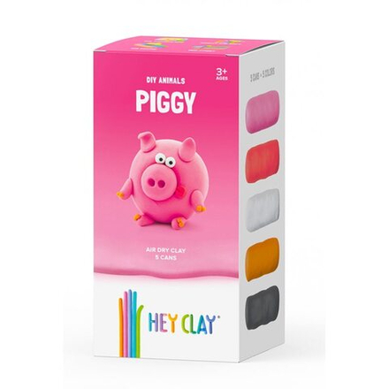Hey Clay - Пластиковая масса Свинья HCLMN001