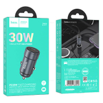 Автомобильное зарядное устройство Hoco Z57 PD30W (metal grey)