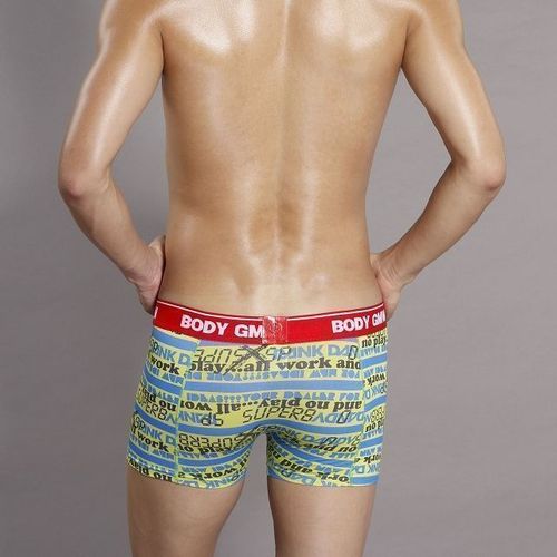 Мужские трусы боксеры GMW Yellow Blue Boxer