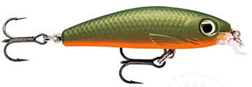 Воблер RAPALA Ultra Light Minnow 06 /GAU /медленно тонущ. / 0,6-0,9м  6см, 4гр.