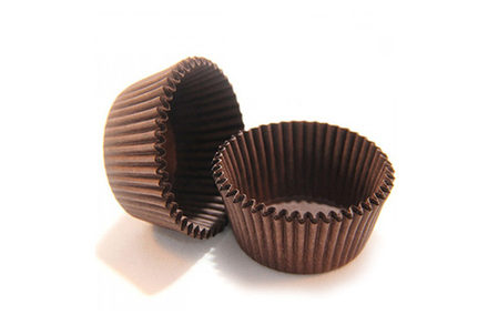 Капсула бумажная Круглая 70*25 мм. (коричневый) (1000шт/упак., 10000шт/кор.)