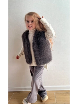Жилет из искусственного меха
