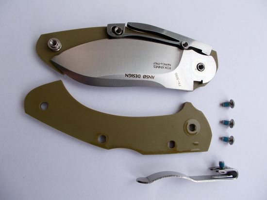 Нож FOX Knives FX-305G, сталь Böhler N690, рукоять - FRN