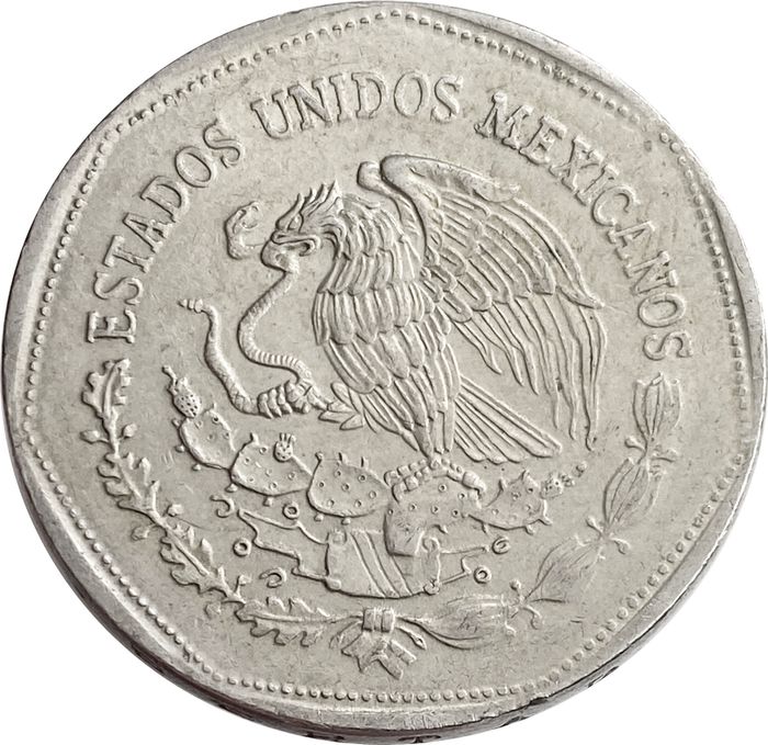 5 песо 1980 Мексика XF
