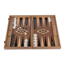 Нарды с боковыми стойками 38x23см Manopoulos Backgammon bkk2