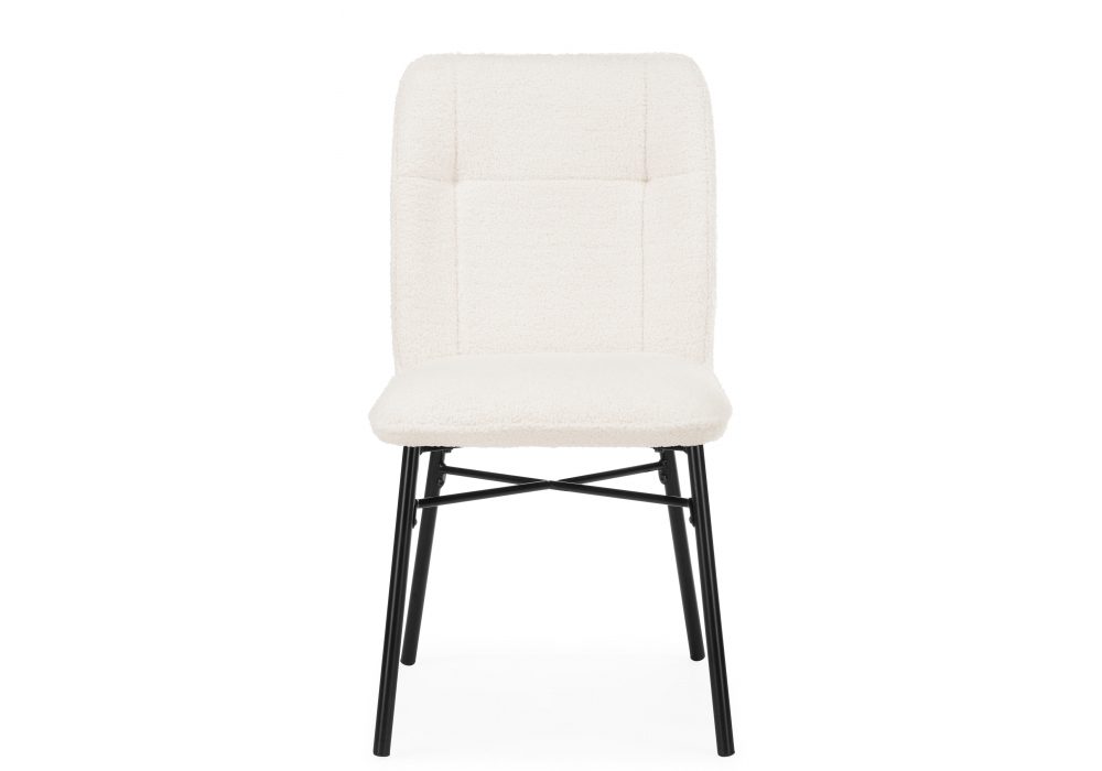 Стул на металлокаркасе Woodville Denis beige, black