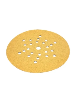 225мм P40 10шт. Шлифовальный абразивный круг для шлифовки под липучку Minamo Golden Warrior