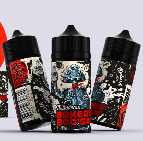 Жидкость Bakery Bot's (100 мл, 3 мг) Milkstraw