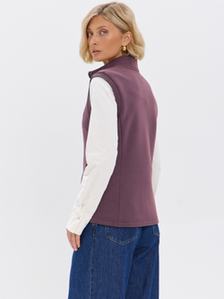 Жилет с начесом на молнии