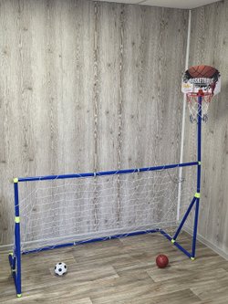 Игровой набор Футбольные ворота 154x90см, футбольный мяч