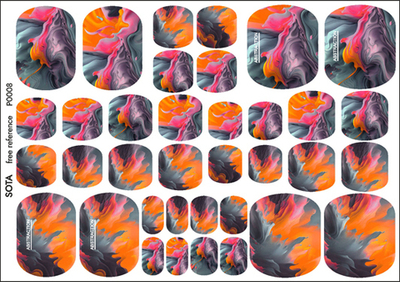 Sota Пленки для дизайна ногтей, педикюра P0008