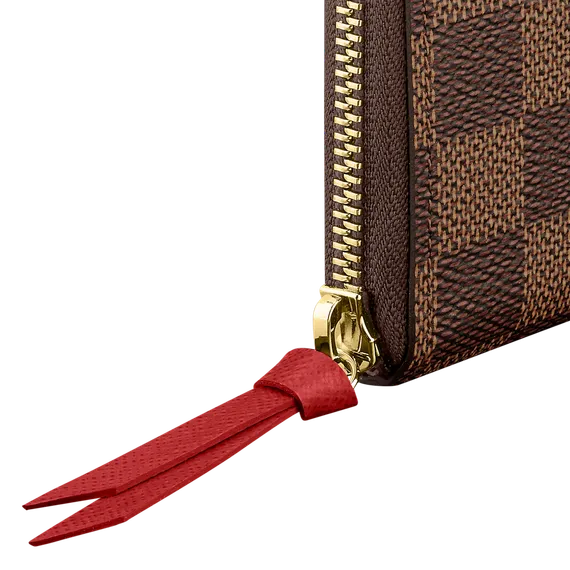 Женский кошелек Louis Vuitton Clemence коричневый