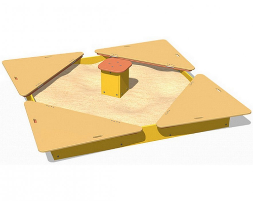 Песочница с крышкой 057.37.00