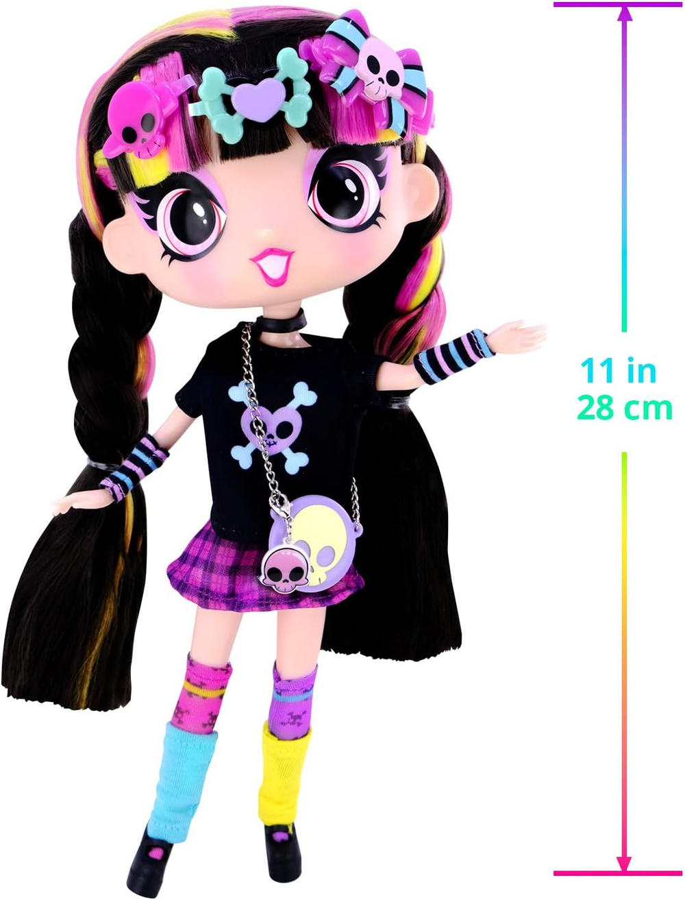 Кукла Decora Fashion Girlz Luna со стикерами 28см