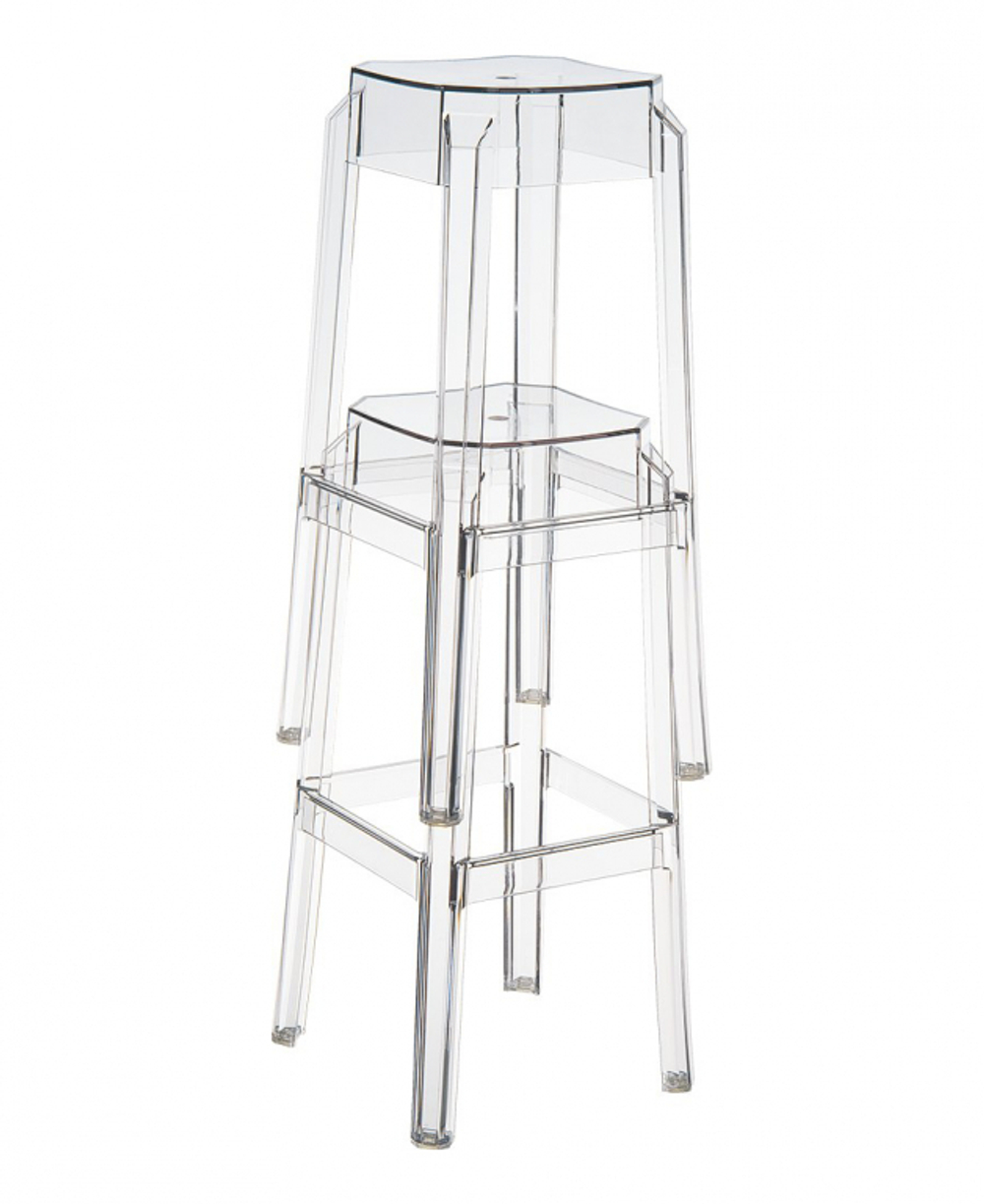 Табурет прозрачный барный Fox 75